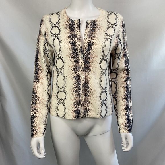 Maje Snake Print NWT Cardigan - Picture 7 of 16